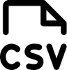 csv file icon